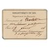 Image 1 : Jacques-Joseph Champollion Signed Pass