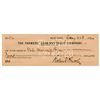 Robert Todd Lincoln Signed Check