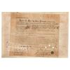 Image 2 : Titanic: George Widener Signed Stock Certificate