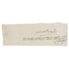 Image 1 : Napoleon Autograph Endorsement Signed on St. Helena