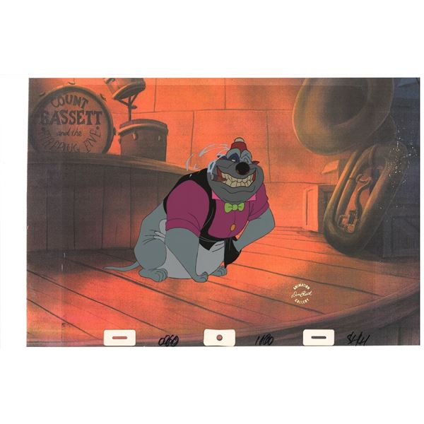 All Dogs Go To Heaven Carface Death Carface Caruthers production cels from All Dogs Go to Heaven
