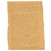 Image 2 : Antoine de Saint-Exupery Handwritten Manuscript with Sketch