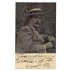 Image 1 : Giacomo Puccini Signed Photograph with Musical Quotation