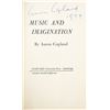 Image 2 : Aaron Copland Signed Book