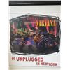 Image 2 : NIRVANA UNPLUGGED IN NEW YORK FRAMED POSTER 31.5 X 31.5"