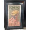 Image 1 : FRAMED DEREK HESS GUIDED BY VOICES POSTER THE TROUBADOUR LOS ANGELES, CALIFORNIA 4/20/1995 SIGNED
