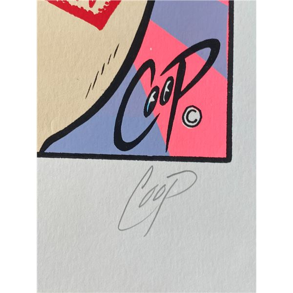 NIRVANA - 1993 CHRIS COOP POSTER LOS ANGELES, CA THE FORUM SIGNED