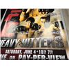 Image 2 : AUTOGRAPHED UFC HEAVY HITTERS RICH FRANKLIN AND EVAN TANNER POSTER 27 X 39"