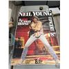 Image 1 : NEIL YOUNG CRAZY HORSE CONCERT 1987 POSTER 47 X 33"