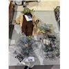 Image 1 : ASSORTED STAR WARS COLLECTIBLES INCLUDING; YODA LATEX FIGURE & 3 TACO BELL/KFC/PIZZA HUT CUP TOPPERS