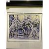 Image 2 : FRAMED LEP BY A.J. CASSON TITLED "SNOW LADEN SPRUCE" PP17/240