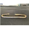 Image 2 : .925 TENNIS BRACELET AND PAIR OF EARRINGS