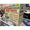 Image 1 : PUTNAM FADELESS DYES-TINTS VINTAGE CASE WITH FABULOUS GRAPHICS