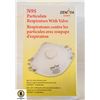 Image 1 : N95 PARTICULATOR RESPIRATOR WITH VALVE NEW