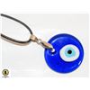 Image 1 : NEW BLUE "EVIL EYE" PENDANT ON A