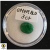 Image 1 : 3CT GENUINE EMERALD GEMSTONE