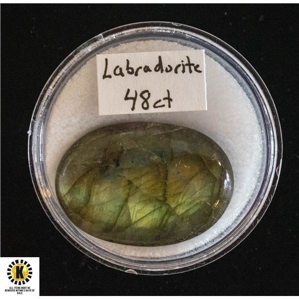 48CT GENUINE LABRADORITE GEMSTONE