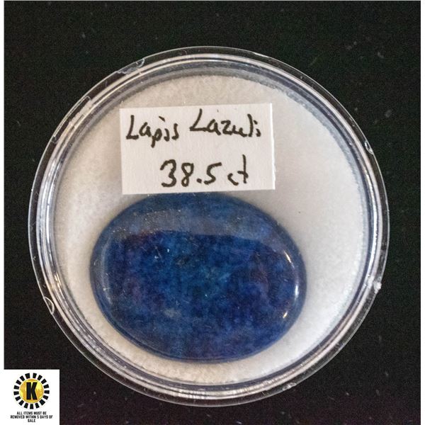 38.5CT GENUINE LAPIS LAZULI GEMSTONE