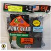 Image 1 : WORK BOOT SHORT SOCKS,SIZE 6-12,6-PACK FRUIT OF TH