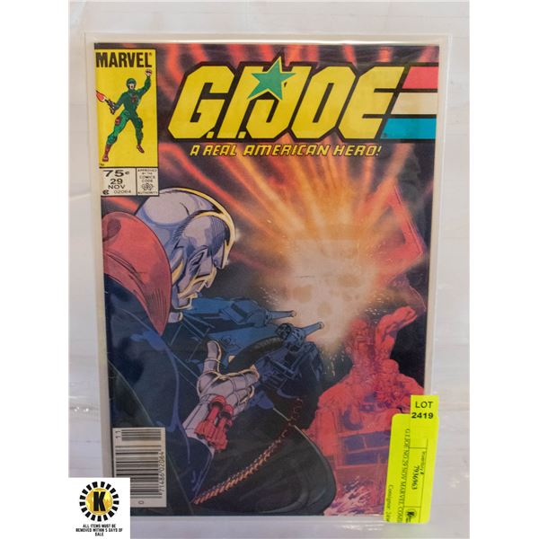 G.I.JOE NO.29 NOV MARVEL COMICS