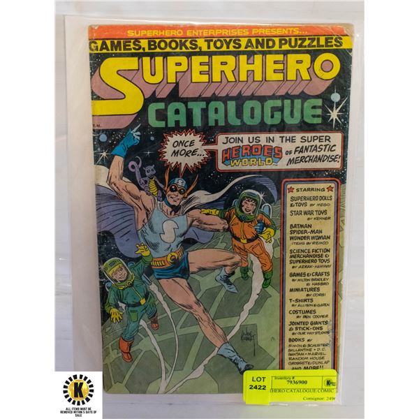 SUPERHERO CATALOGUE COMIC