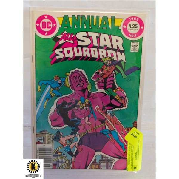 ANNUAL ALL STAR SQUADRON FIRST ISSUE #1 DC COMICS