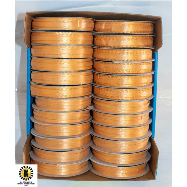 CASE OF GOLD RIBBON,24 SPOOLS