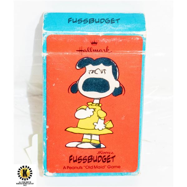 1952 PEANUTS CARD GAME