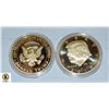 Image 1 : 2 U.S.A. PRESIDENTIAL COINS IN CASES