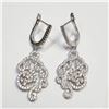 Image 1 : S110-117 SILVER CZ EARRINGS