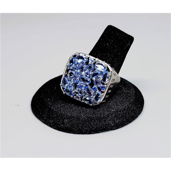 BLUE VIOLET LAB CREATED TANZANITE