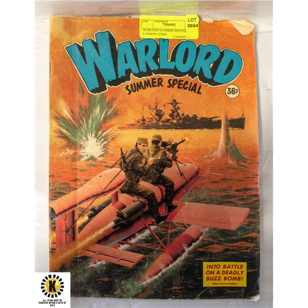 WARLORD SUMMER SPECIAL 1982 LONDON COMIC