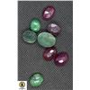 Image 1 : #71-GENUINE RUBY& EMERALD GEMSTONE 63.95CT