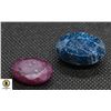 Image 1 : #85-GENUINE BLUE SAPPHIRE & RUBY GEMSTONE 69.35CT