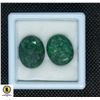 Image 1 : #37-GENUINE GREEN EMERALD GEMSTONE  28.00CGT