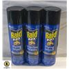 Image 1 : 3 NEW 500G BOTTLES OF RAID MAX FLYING INSECT