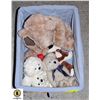 Image 1 : WICKER BASKET FULL OF RUSS COLLECTIBLE TEDDY BEARS