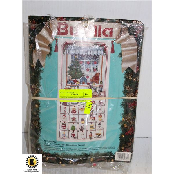 2 LARGE CROSS STITCH KITS