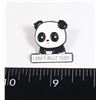 Image 1 : NEW PANDA "I CAN'T ADULT TODAY"  LAPEL PIN