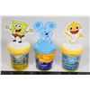 Image 1 : 3 NEW NICKELODEON KIDDY DOUGH TUBS WITH BABY SHARK