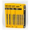 Image 1 : BAG WITH 4 PACKS OF DEWALT JIGSAW BLADES