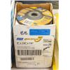 Image 1 : CASE OF 25 QUANTUM 3 5" GRINDING WHEELS