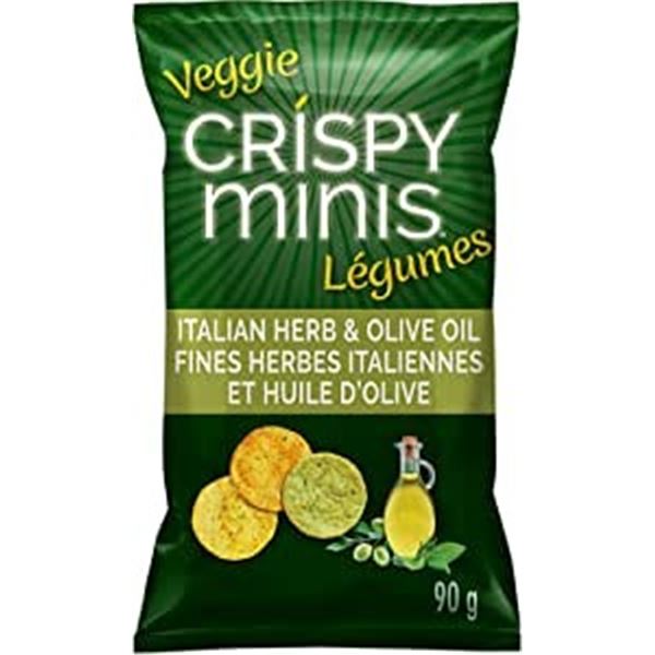 CASE WITH 12 90G BAGS OF ITALIAN HERB CRISPY MINIS