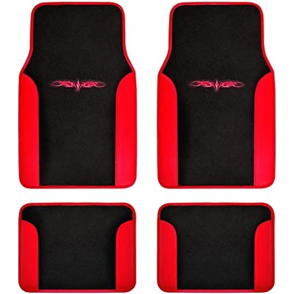 NEW 4 PCS BDK ANTI-SLIP UNIVERSAL VEHICLE MATS