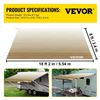 Image 2 : NEW VEVOR RV AWNING REPLACEMENT FABRIC 19FT.