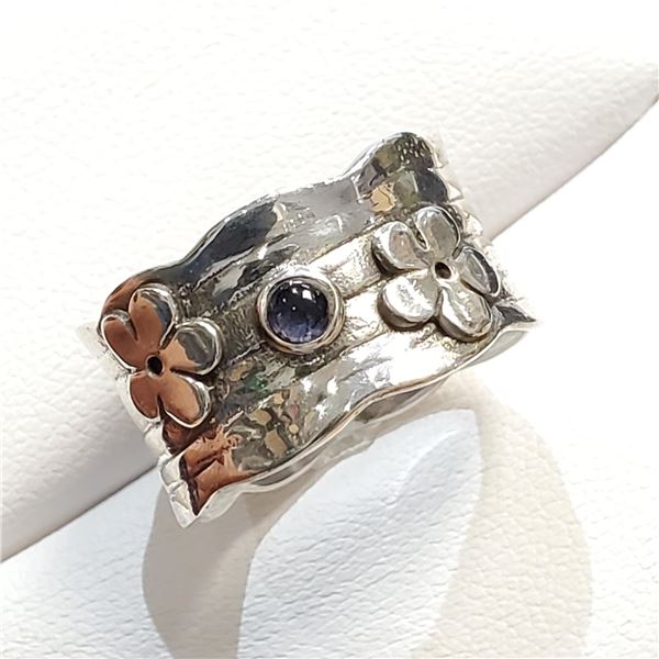 S47-127 SILVER AMETHYST RING