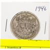 Image 1 : 1946 CANADIAN SILVER HALF DOLLAR