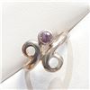 Image 1 : S47-117 SILVER AMETHYST RING