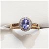 Image 1 : S160-67 SILVER AMETHYST & CZ RING