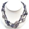 Image 1 : S160-80 SILVER IOLITE NECKLACE